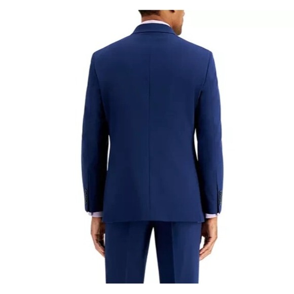 Nautica Men's Modern Fit Stretch Sport Coat 40R Blue Solid‎ E06889 - Picture 4 of 7